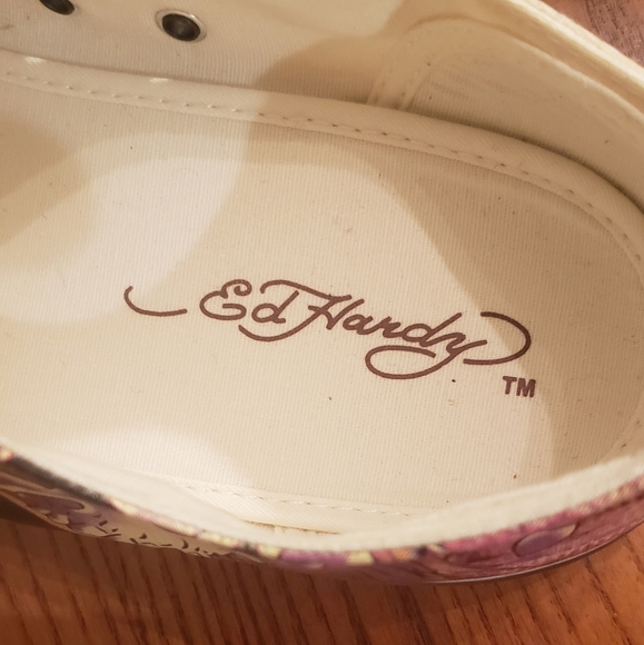 Ed Hardy sneakers, size 8 - Picture 5 of 10